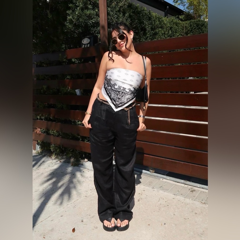 Reformation | Black Wide Leg Pants